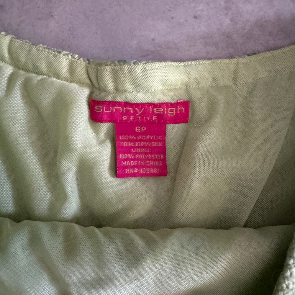 NWT! Sunny Leigh Tweed Midi Skirt | 6P - Picture 3 of 4